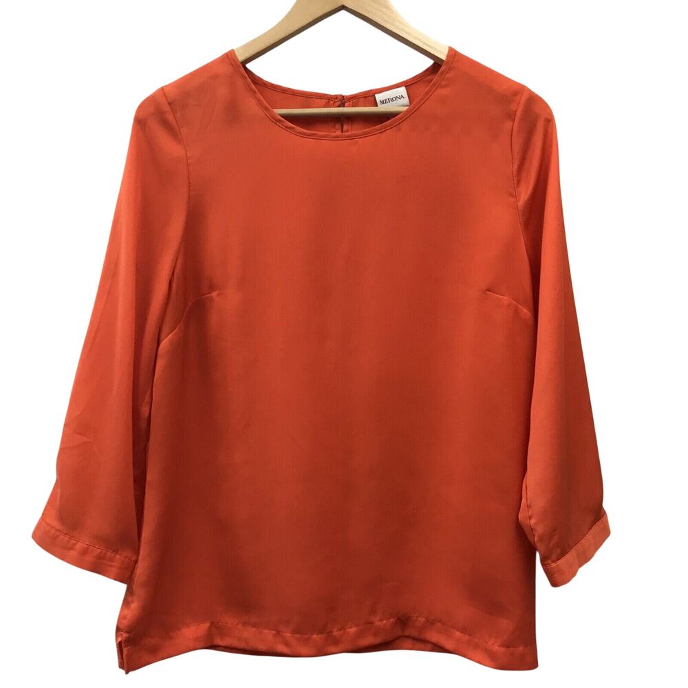 Merona Top Womens Medium Orange